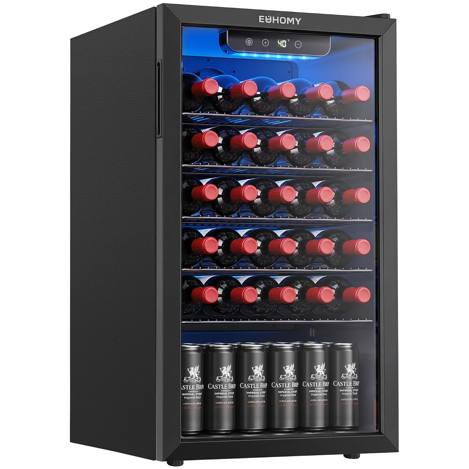 Wine Beer Fridge - Frigorifero per Bevande da 125 Lattine