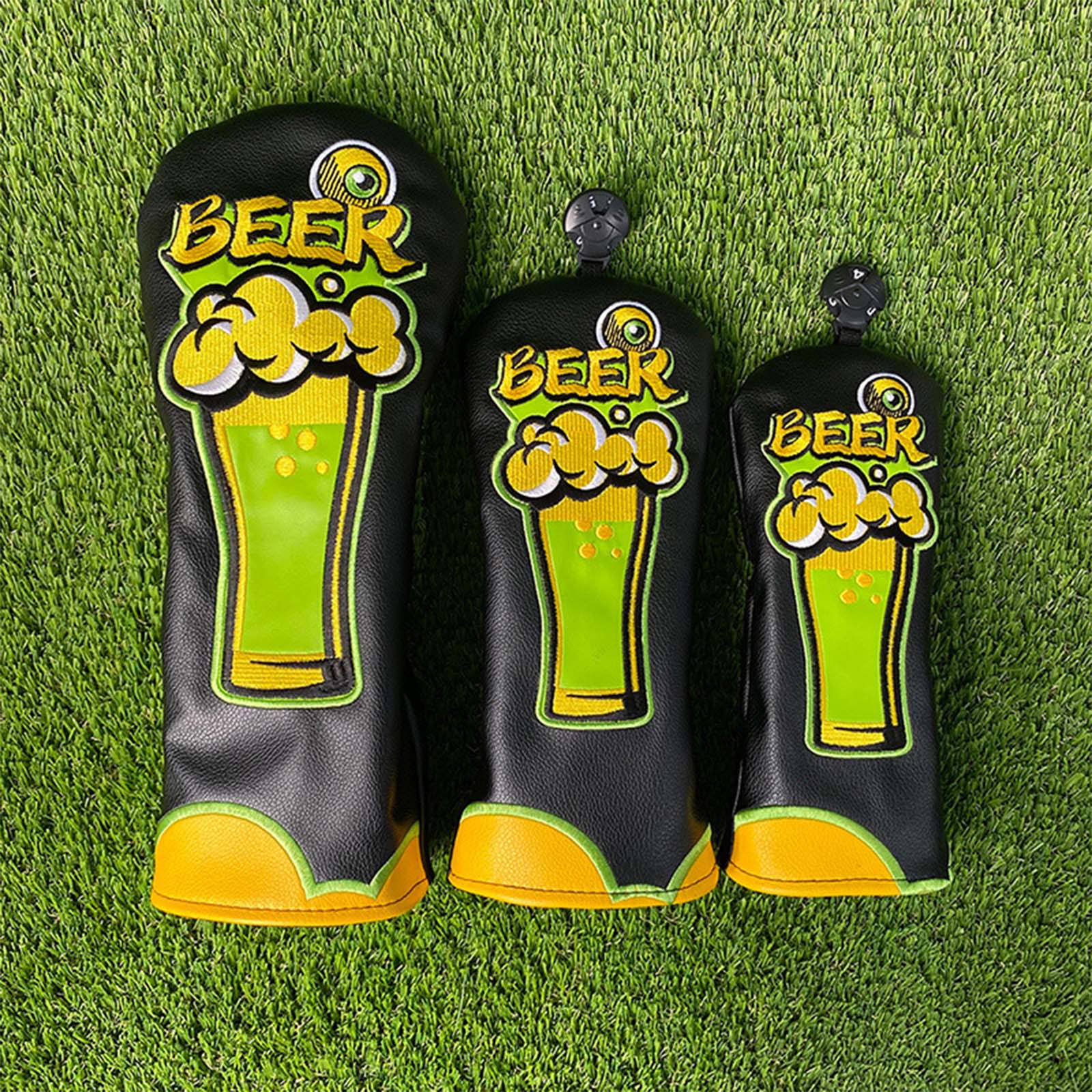 Beer & Wine Downtown - Copricapo per mazze da golf in