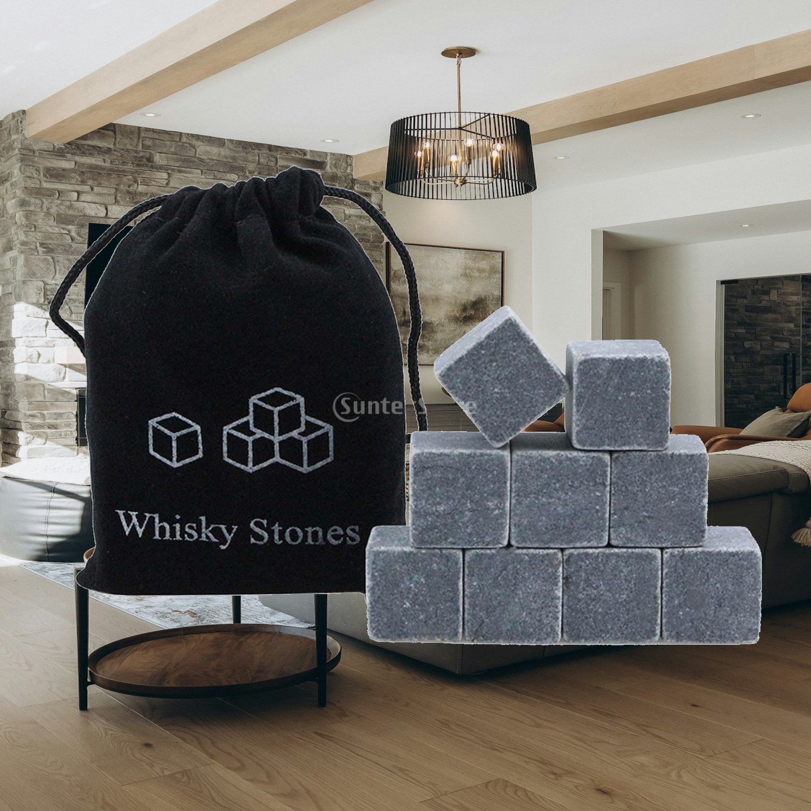 Whiskey Stone Set - Set Regalo di 9 Pietre per