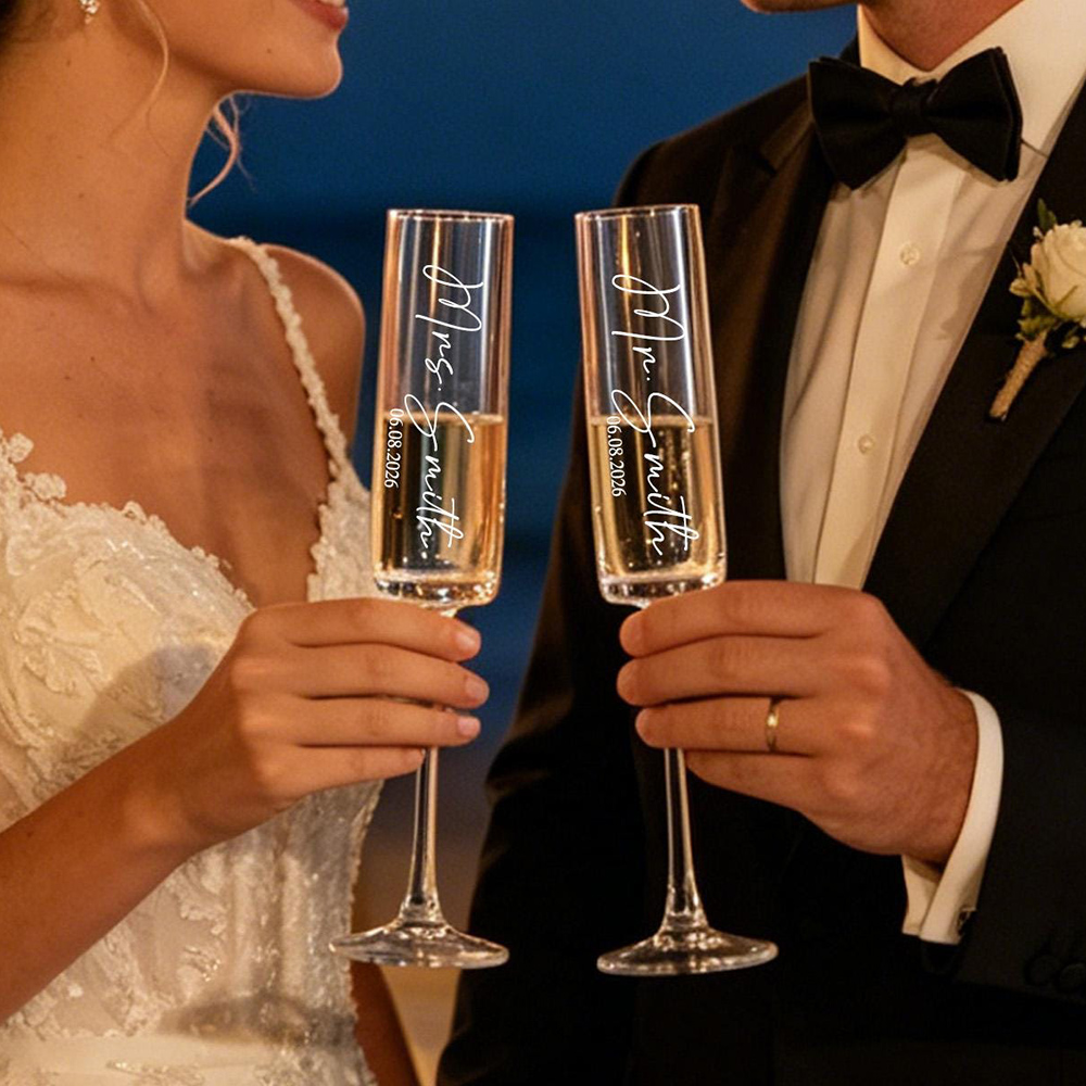 Champagne Flute Pair - Set di 2 Flûte da Champagne