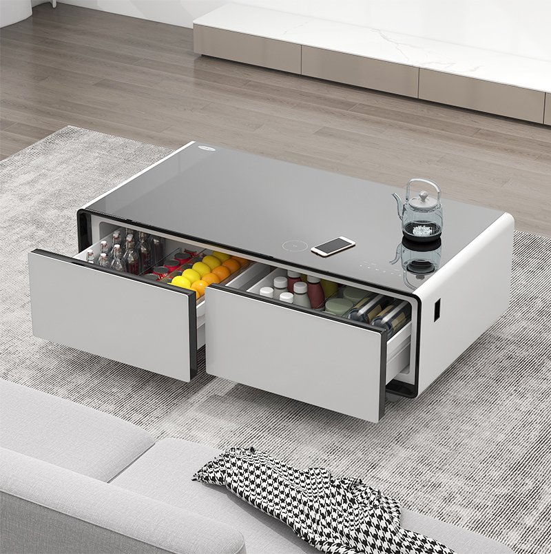 Wine Beer Fridge - Tavolino da Caffè Intelligente con Mini