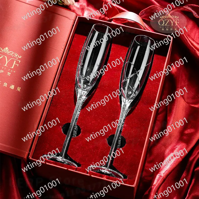 Champagne Flute Pair - QZYF Qiuzhi Yifan Coppia di Flûte
