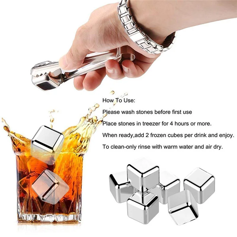Whiskey Stone Set - Set di cubetti di ghiaccio in