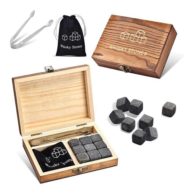 Whiskey Stone Set - Set di 9 Pietre Refrigeranti per
