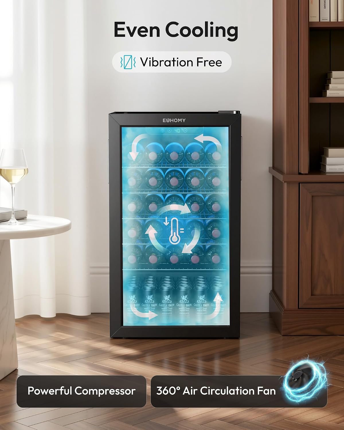 Frigorifero per Bevande da 125 - Wine Beer Fridge recensione e prezzo