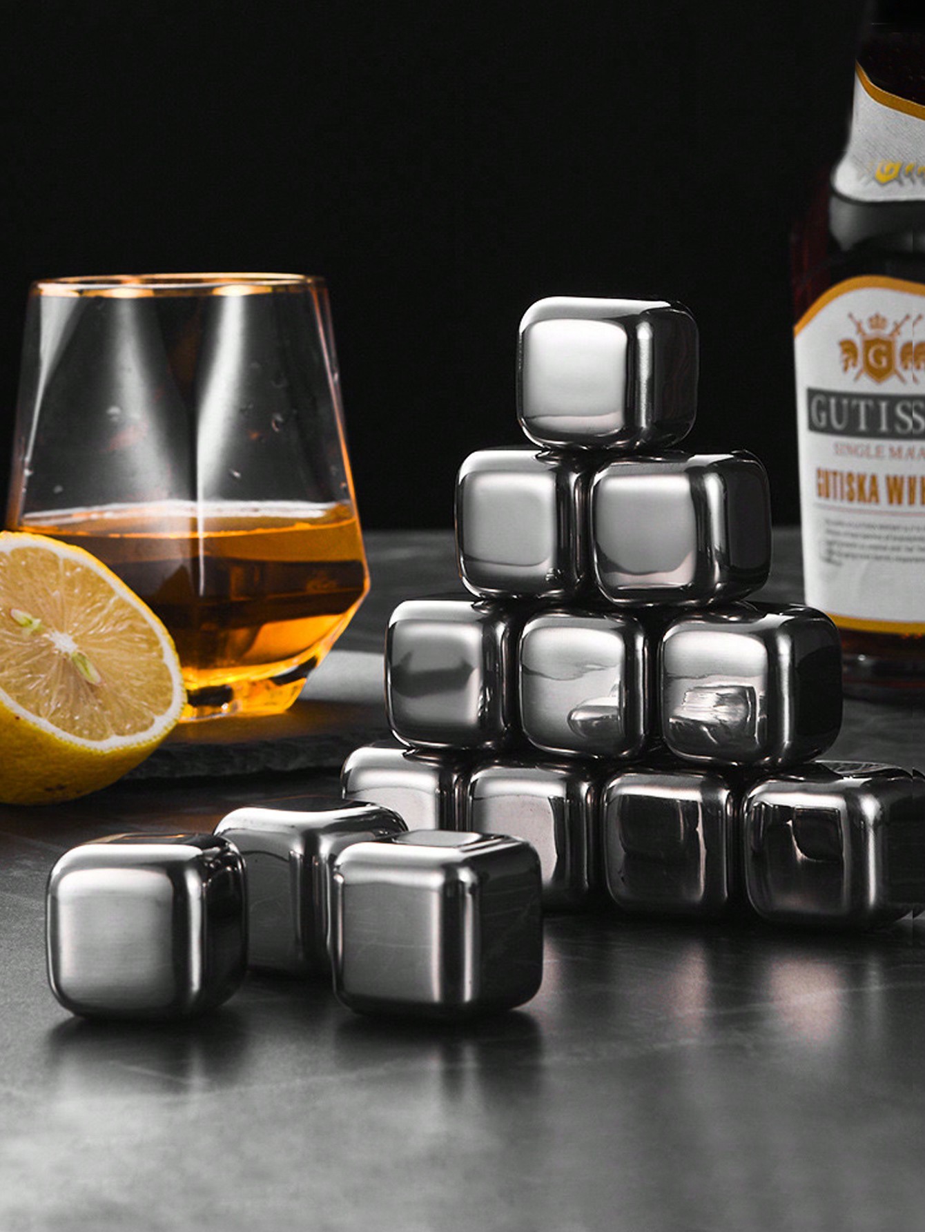 Cubetti di ghiaccio in acciaio - Whiskey Stone Set recensione e prezzo