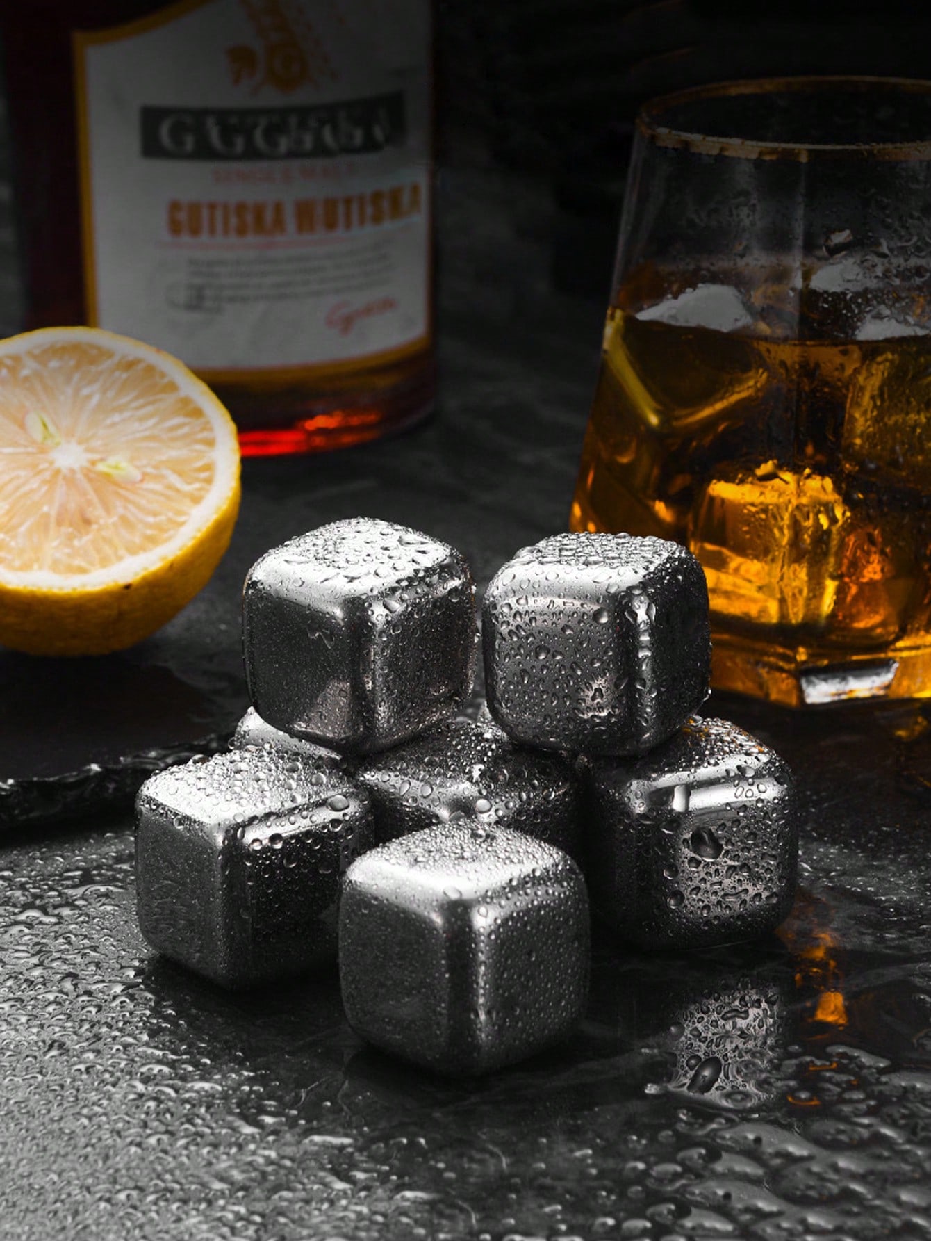 Cubetti di ghiaccio in acciaio - Whiskey Stone Set recensione e prezzo