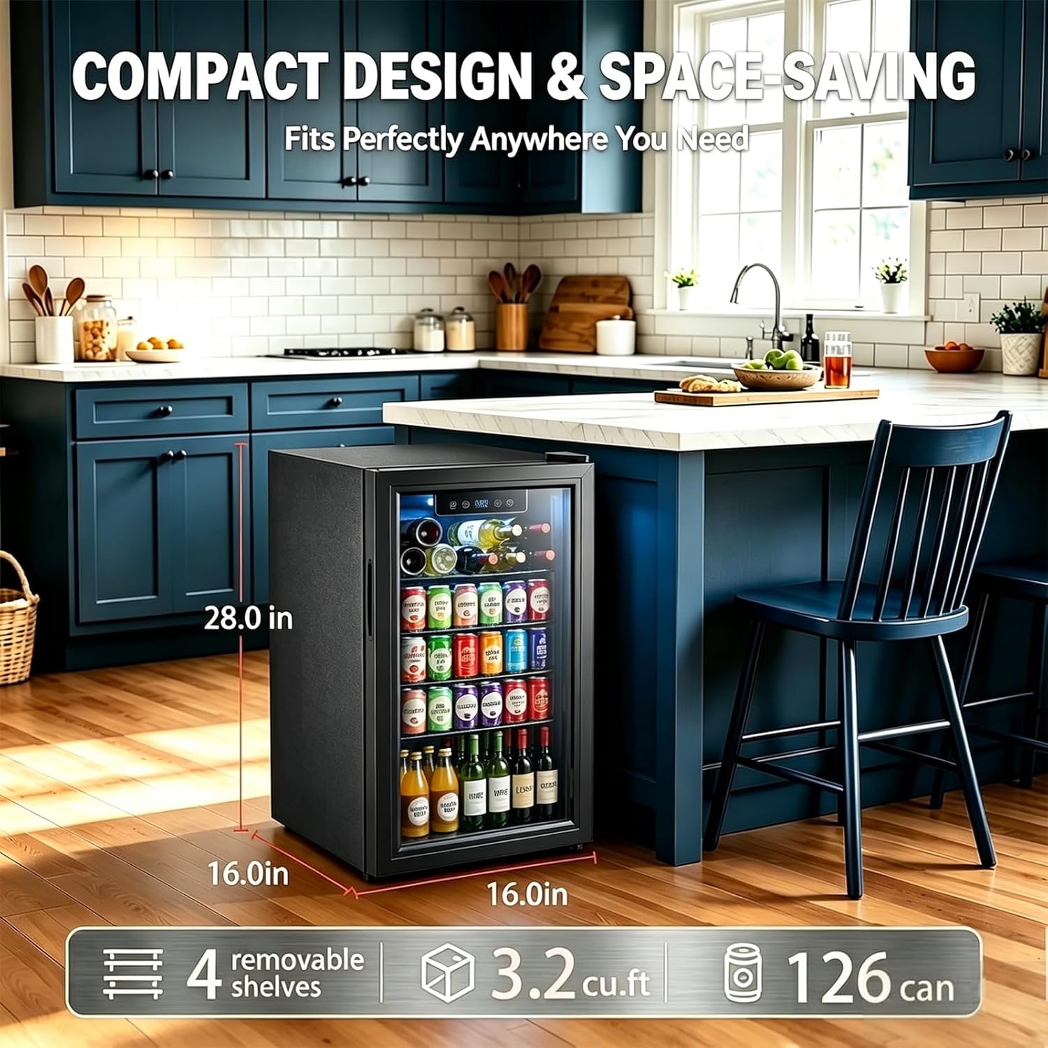 Frigorifero per Bevande da 3,2 - Wine Beer Fridge recensione e prezzo