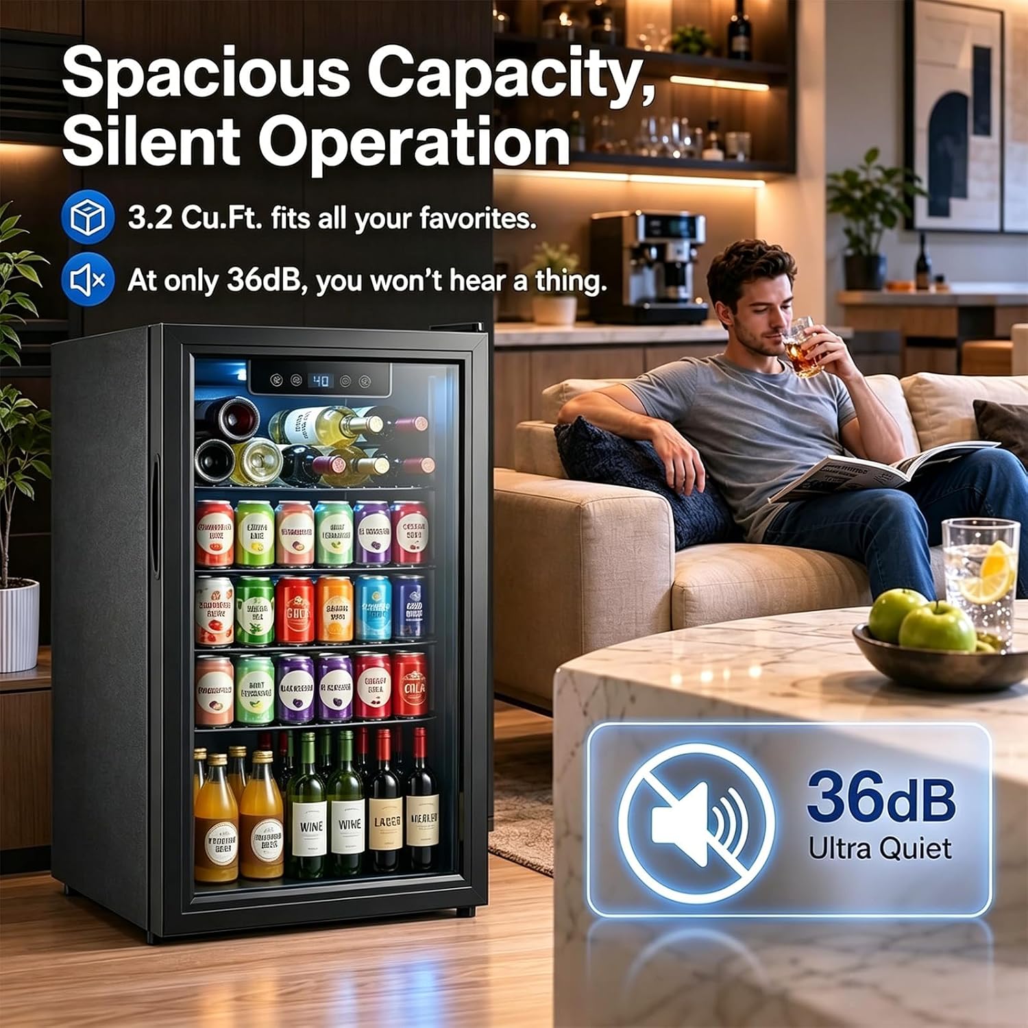 Frigorifero per Bevande da 3,2 - Wine Beer Fridge recensione e prezzo
