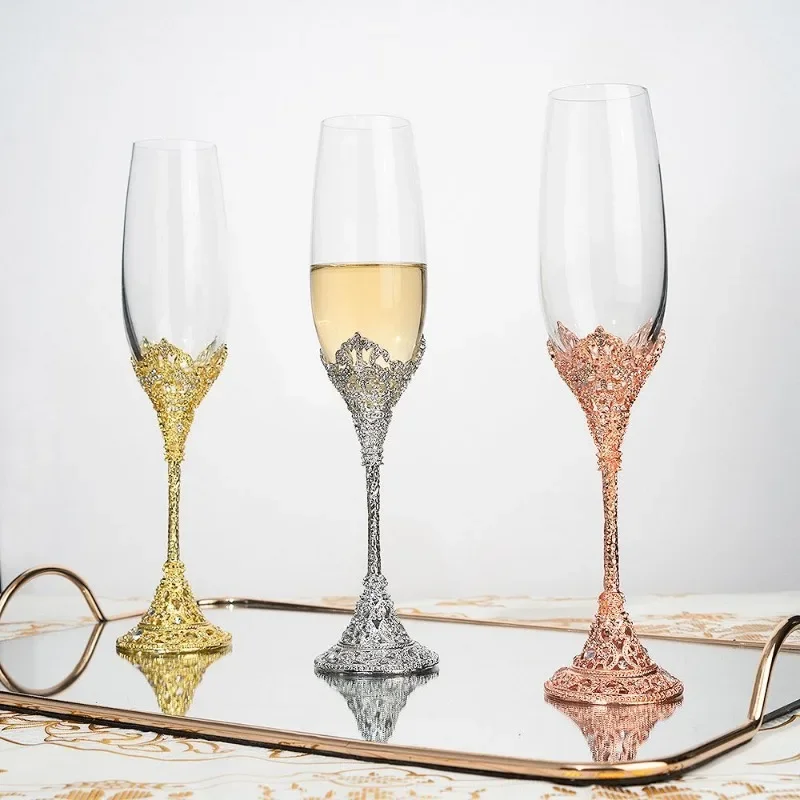 Nuovo flauto in rilievo in vet - Champagne Flute Pair recensione e prezzo