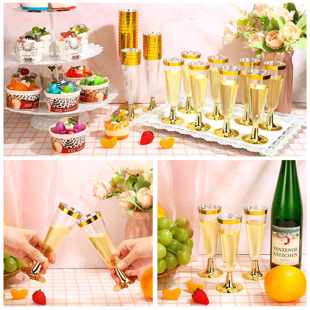 50 pz 5 OZ Usa E Getta Tazza d - Champagne Flute Pair recensione e prezzo