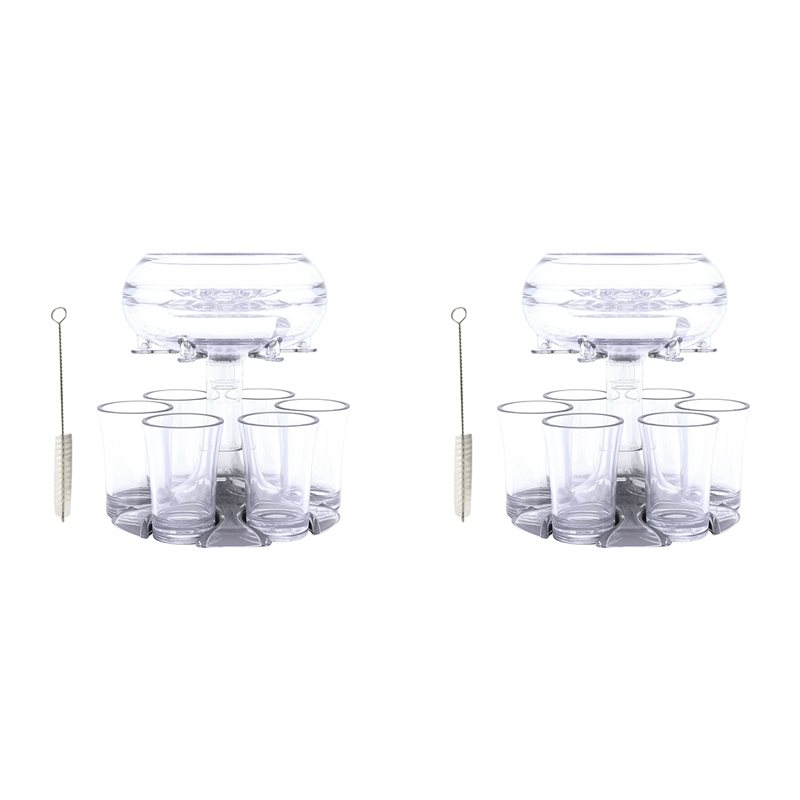 ABLN-2 Set 6 Bicchierini da Sh - Wine To Beer To Liquor recensione e prezzo