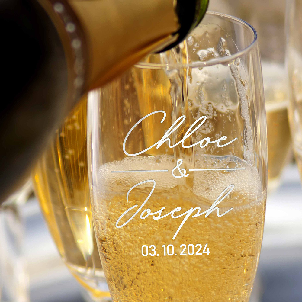 Set personalizzato di 2 flauti - Champagne Flute Pair recensione e prezzo