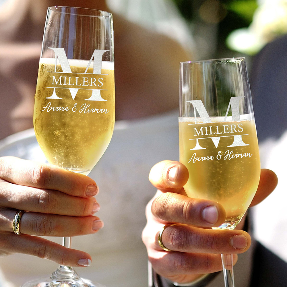 Set personalizzato di 2 flauti - Champagne Flute Pair recensione e prezzo