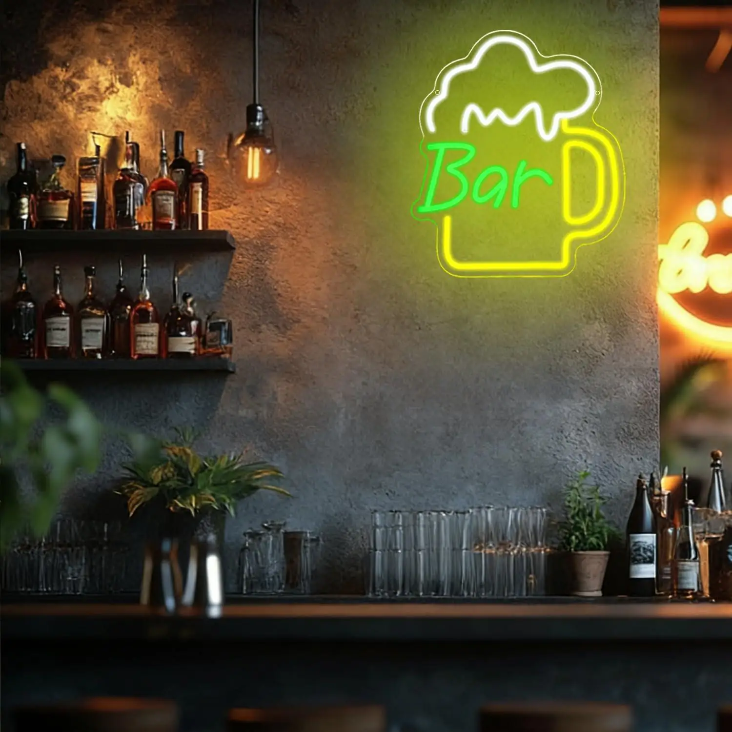 Insegna al Neon per Bar con Lu - Beer & Wine Downtown recensione e prezzo