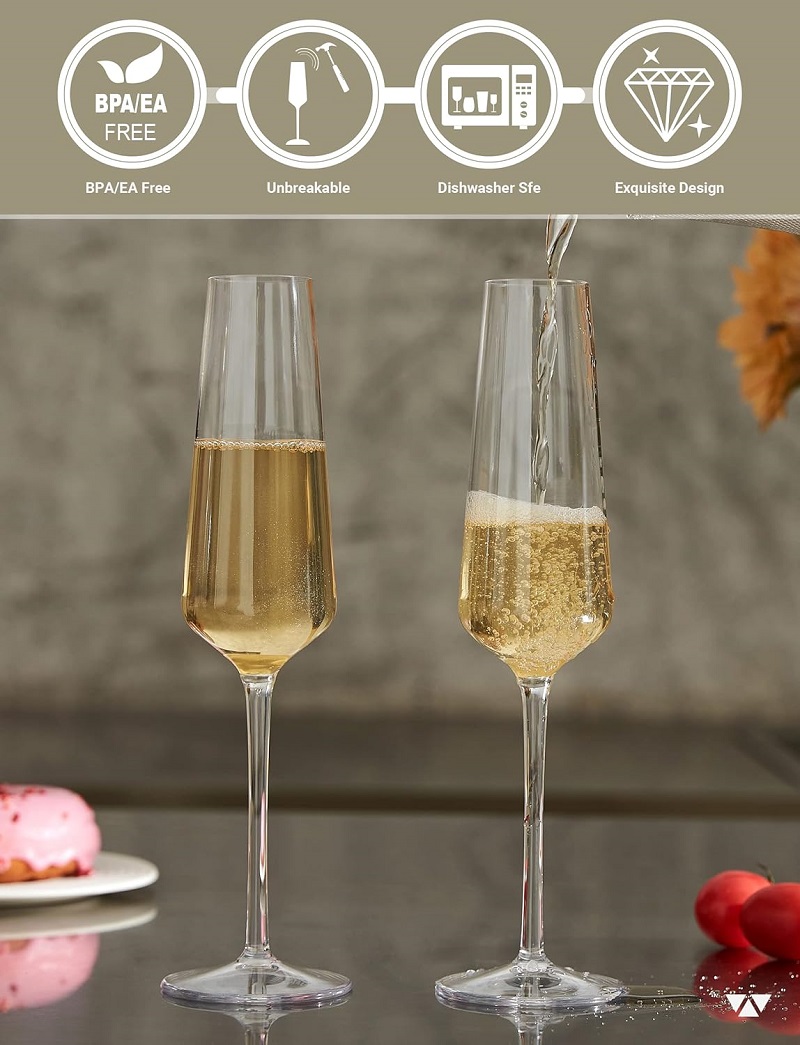MICHLEY Set di bicchieri per f - Champagne Flute Pair recensione e prezzo
