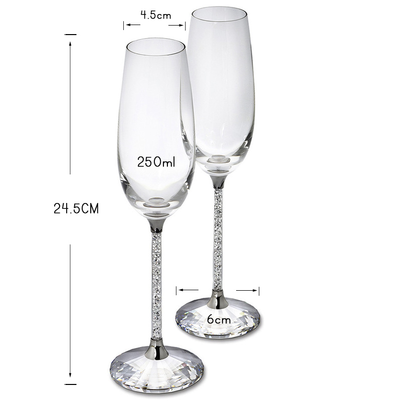 Bicchiere da vino per matrimon - Champagne Flute Pair recensione e prezzo