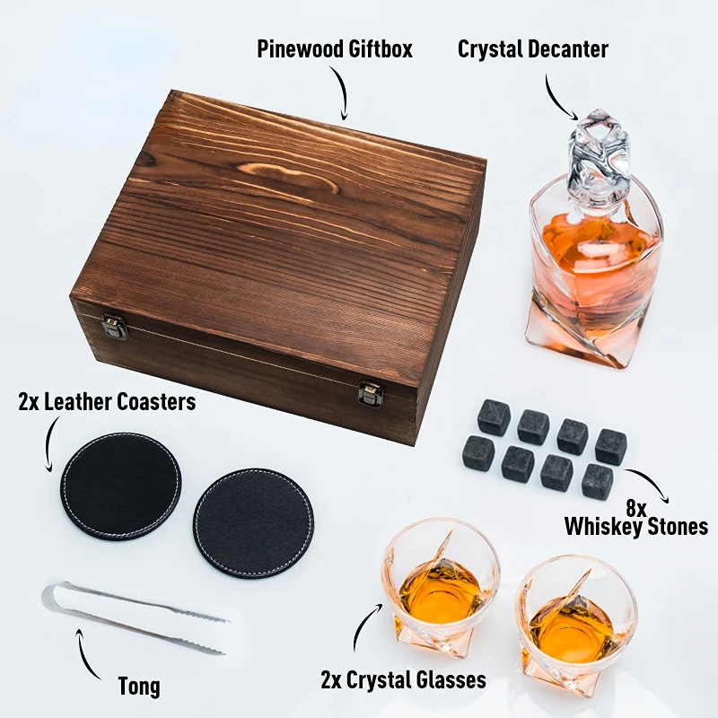 Set Regalo Decanter per Whisky - Whiskey Stone Set recensione e prezzo