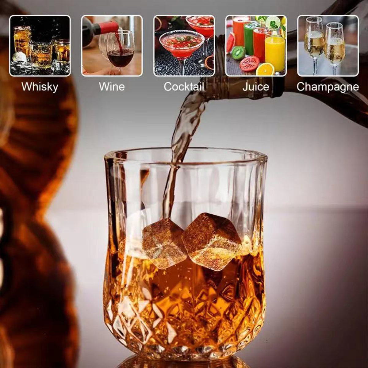 Regalo di Natale di San Valent - Whiskey Stone Set recensione e prezzo